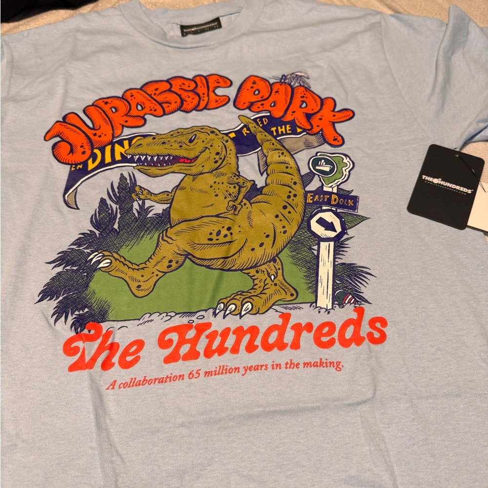 The Hundreds Jurassic Park Light Blue  Tee